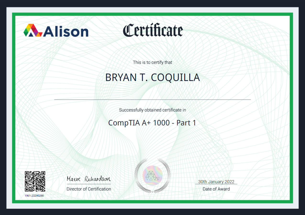 Alison - CompTIA